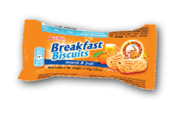 Breakfast Biscuits - müzlivel és gyümölccsel