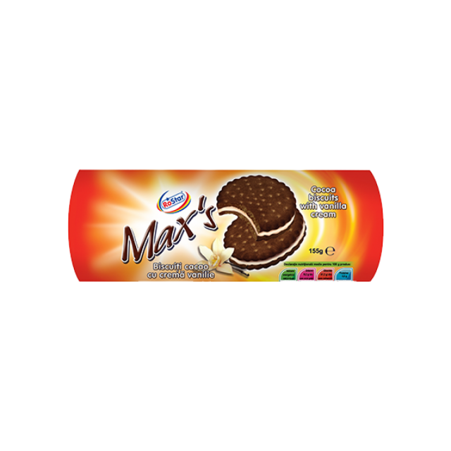 Max keksz karika vanília krémmel